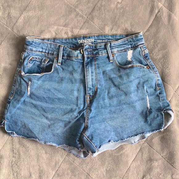 Denizen From Levi’s Denim Hi-Rise Shorts - Picture 1 of 3